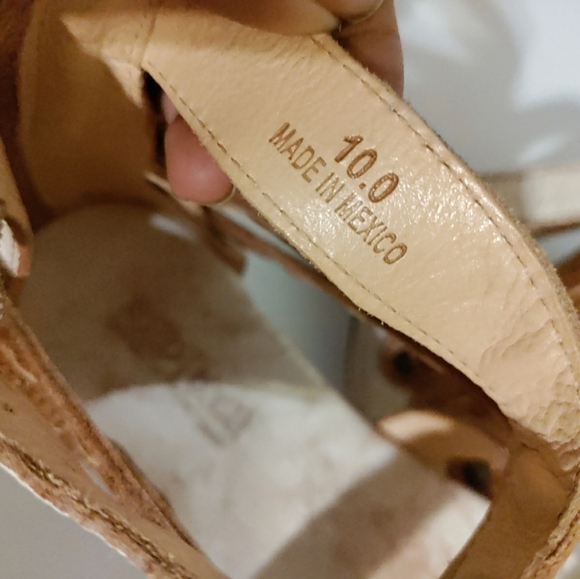 New BedStu ARTEMIS Sandal Leather Handmade Womens Nectar Tan Lux Sz 10 - Picture 10 of 11